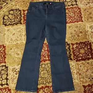 Torrid dark rinse flared jeans